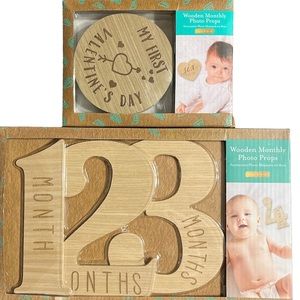 Kate & Milo Wooden “Month” & “Firsts” Photo Props